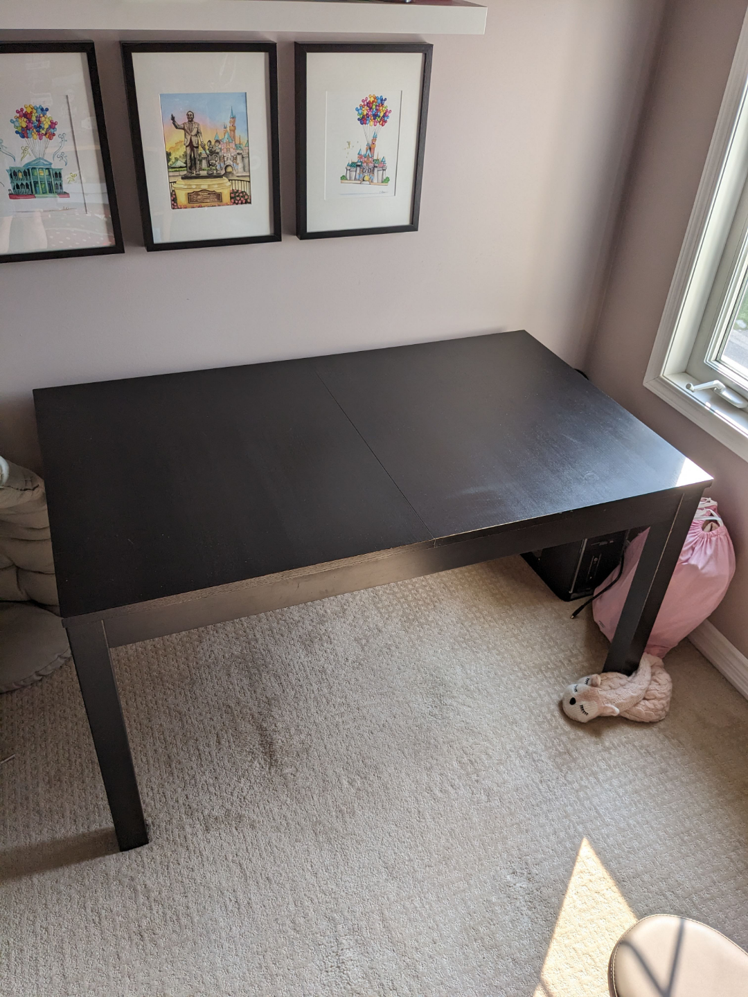 IKEA Bijursta Dark Brown Extendable Table + 4 chairs - photo 5