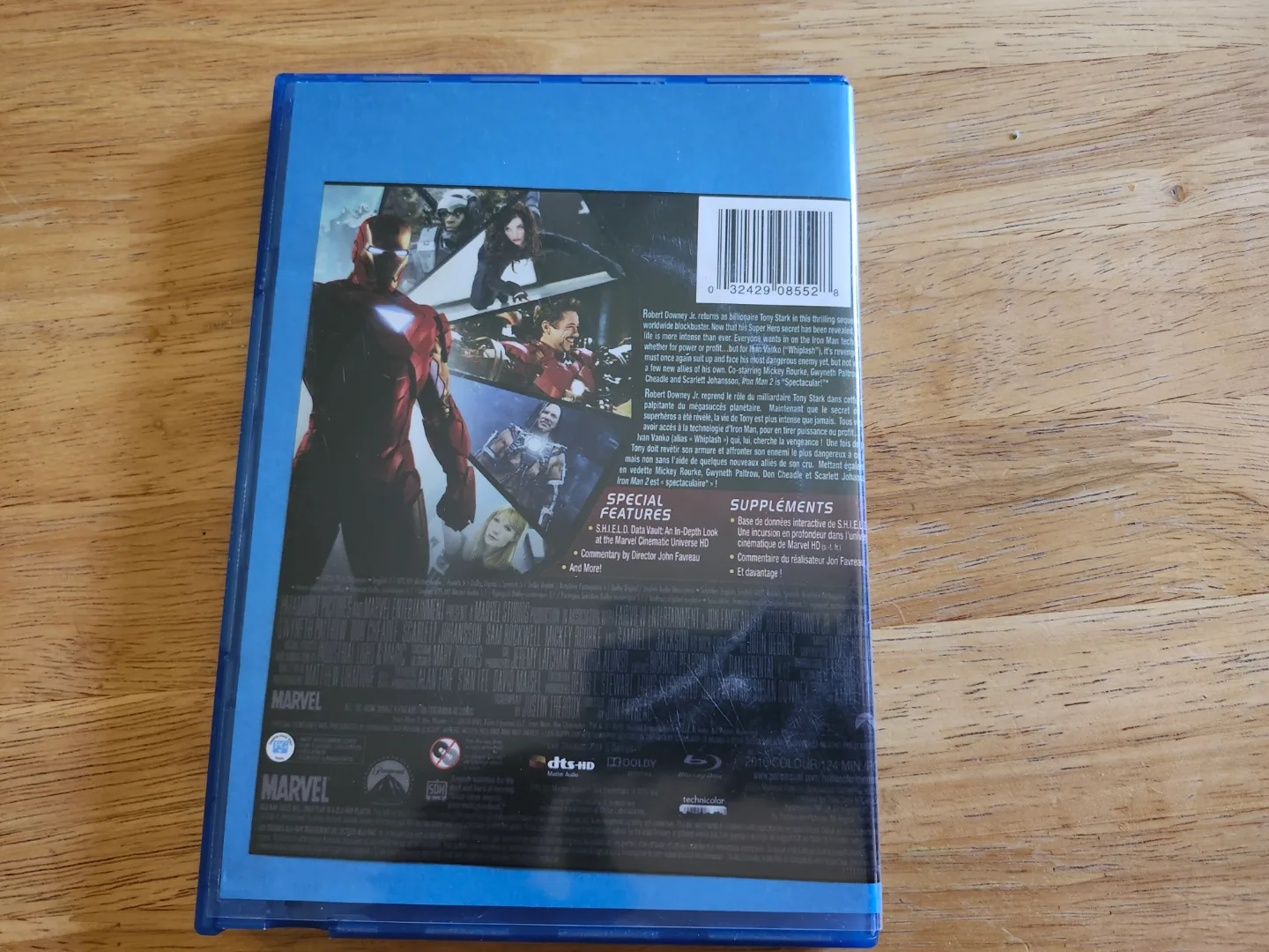 Iron Man 2 Blu-ray image indicator(2)