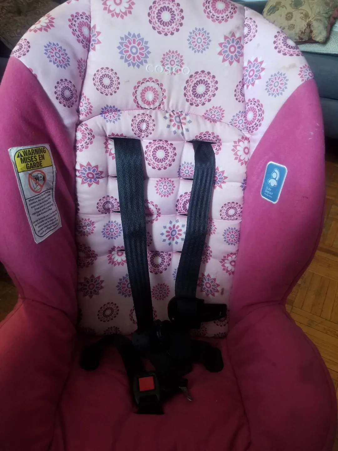 Cosco Scenera Next Convertible Car Seat - Pink Floral image indicator(2)