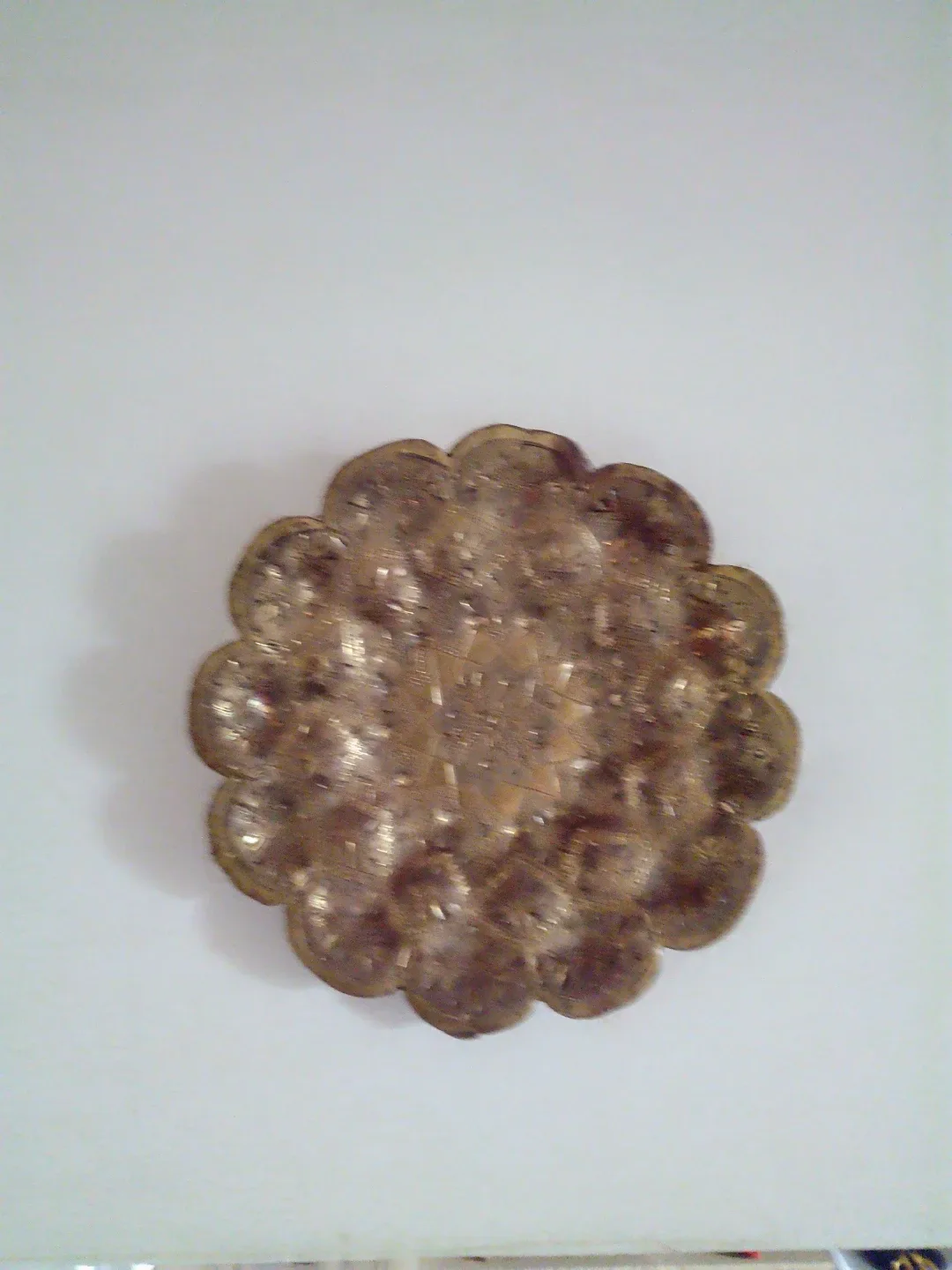 Ornate Brass Wall Hanging from Morocco thumbnail