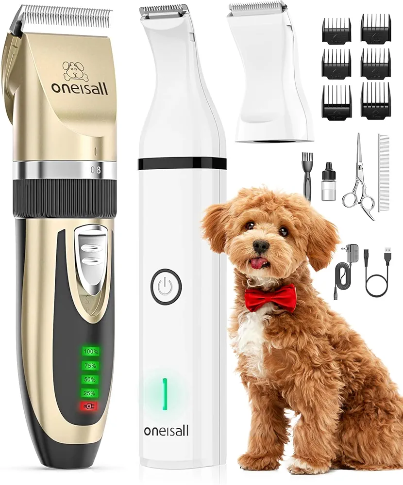 Pet Grooming Clippers & Trimmer Kit