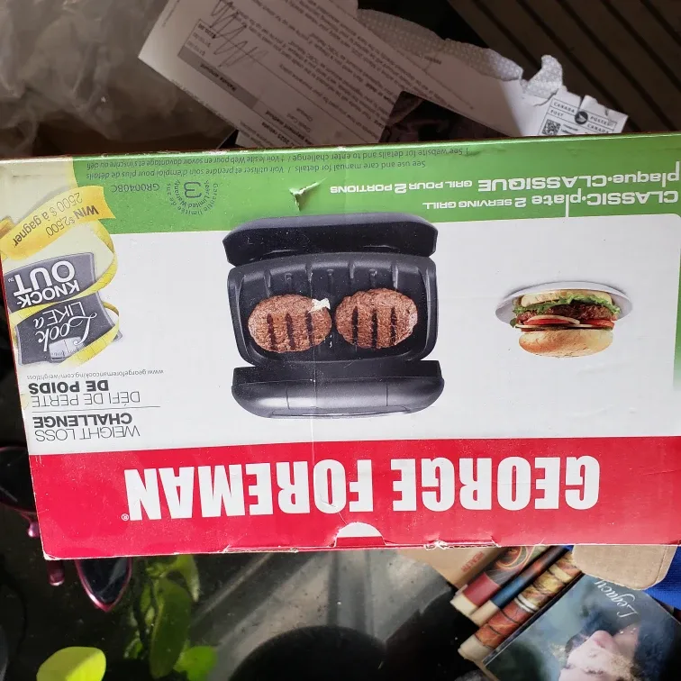 George Foreman 2-Portion Classic Plate Grill image indicator(4)