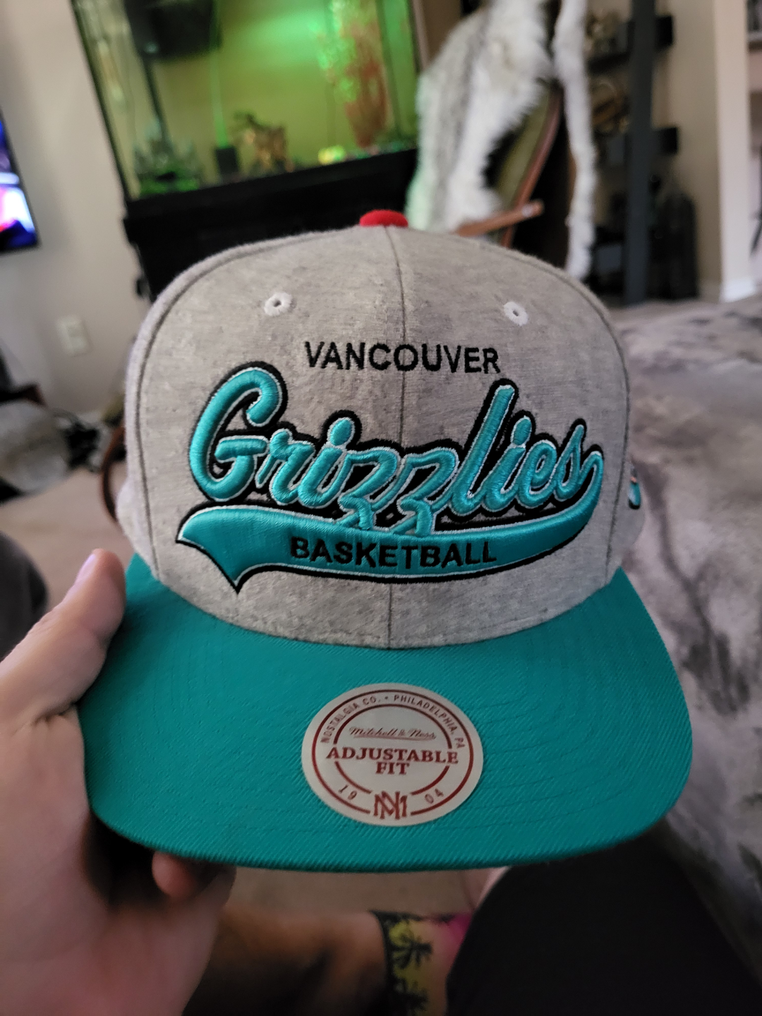 Vintage Vancouver Grizzlies Mitchell & Ness Hardwood Hat - photo 2