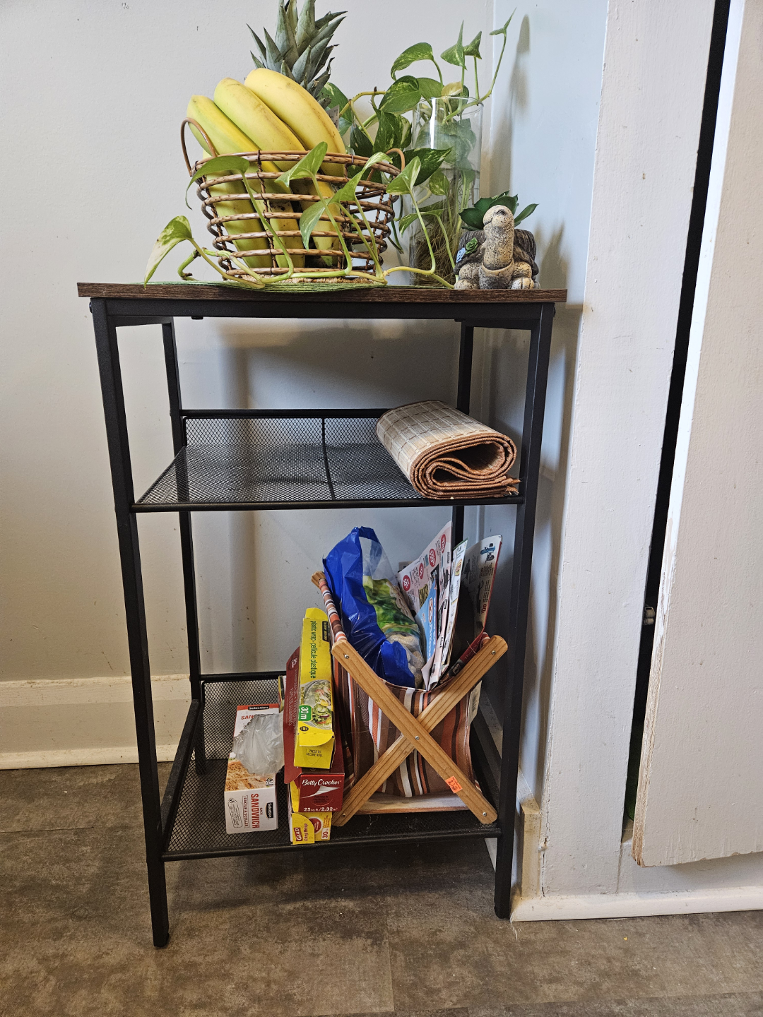 Three-Tier Metal Storage Shelf - photo 4