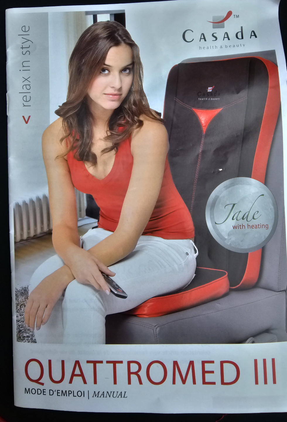 Casada Quattromed III Jade Massage Seat with Heat