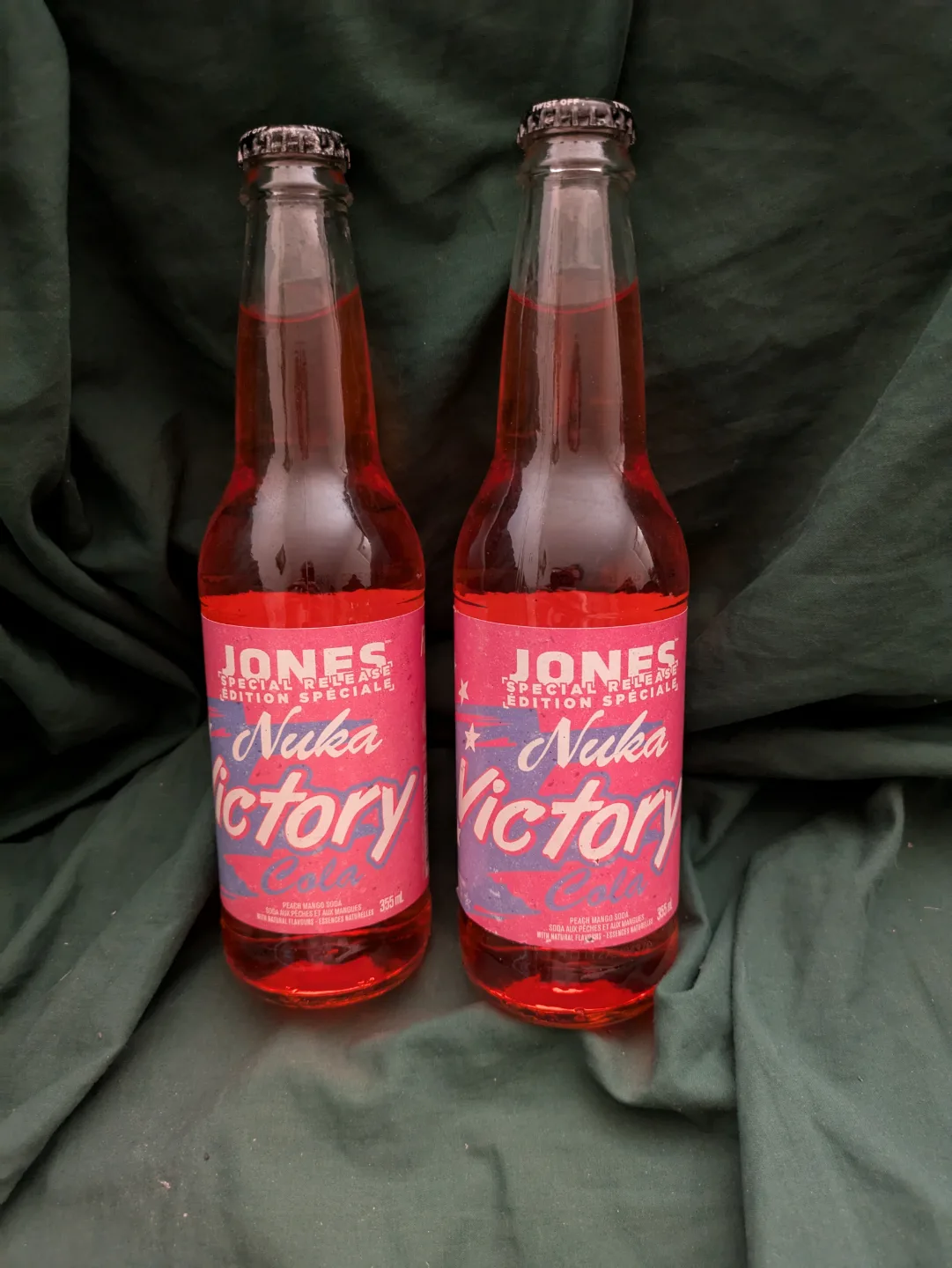 Two Bottles of Jones Soda Nuka Victory Cola thumbnail