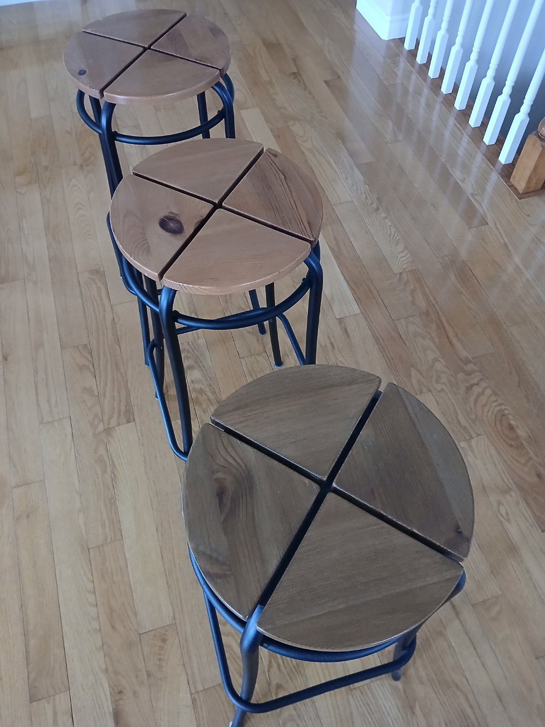 3 Ikea bar stools 29" high