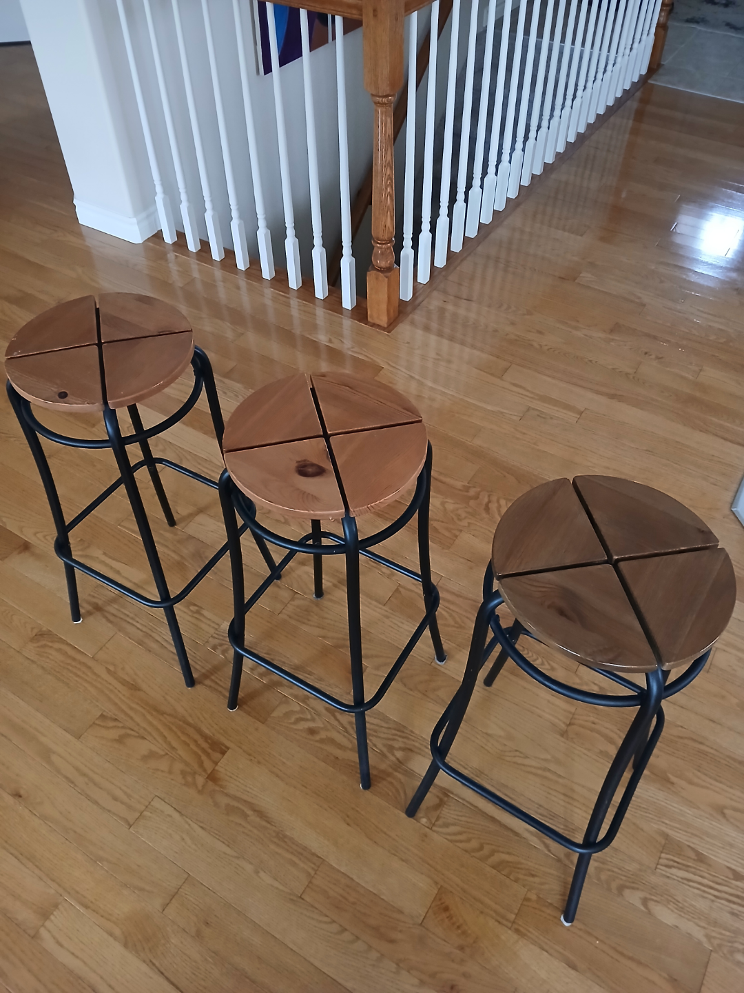 3 Ikea bar stools 29" high - photo 4