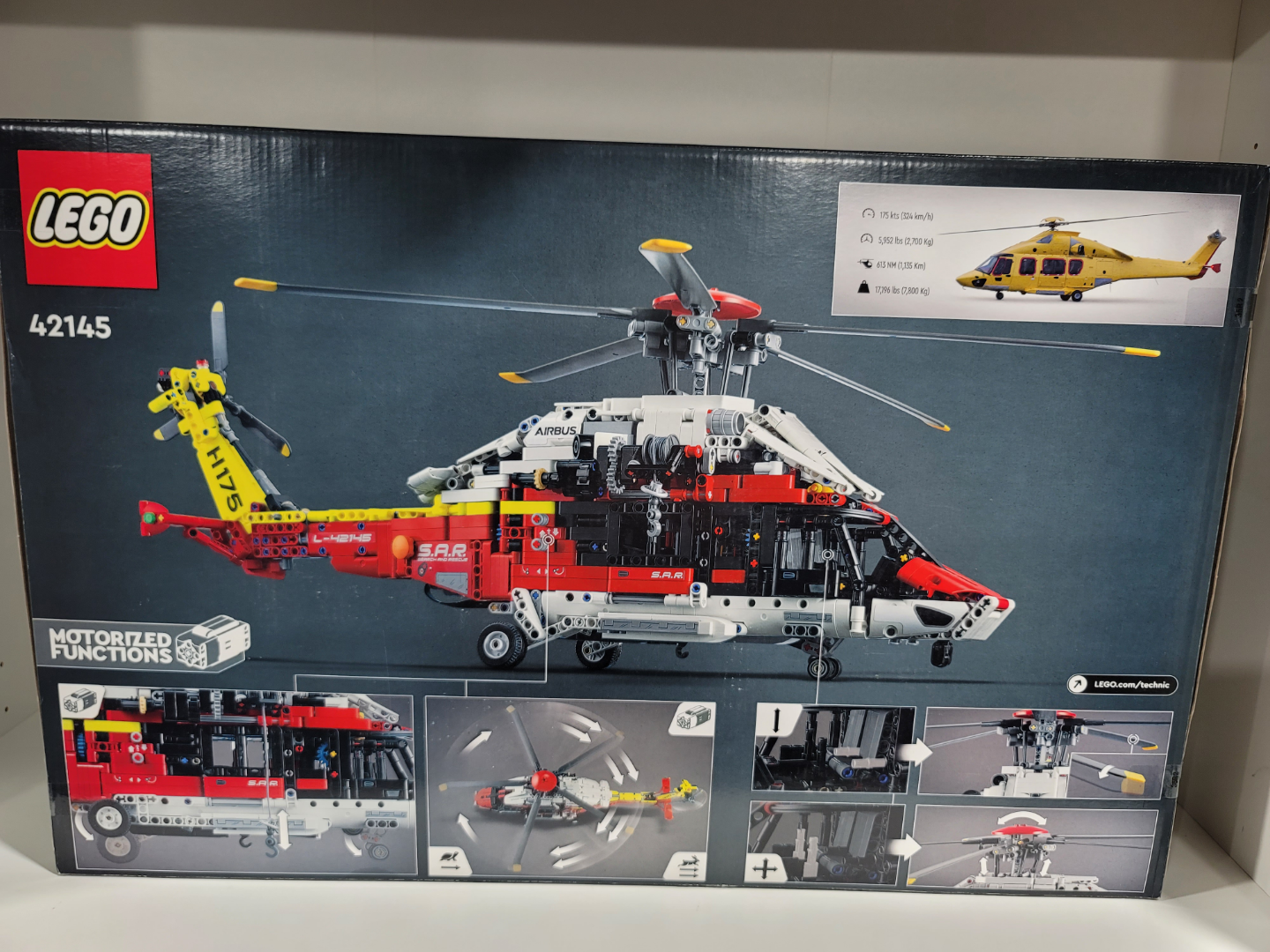 LEGO Technic Airbus H75 Rescue Helicopter 42145 - New in Box - photo 2