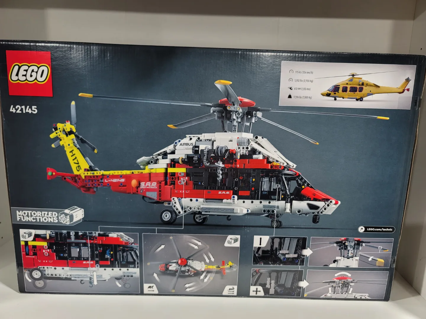 LEGO Technic Airbus H75 Rescue Helicopter 42145 - New in Box image indicator(2)