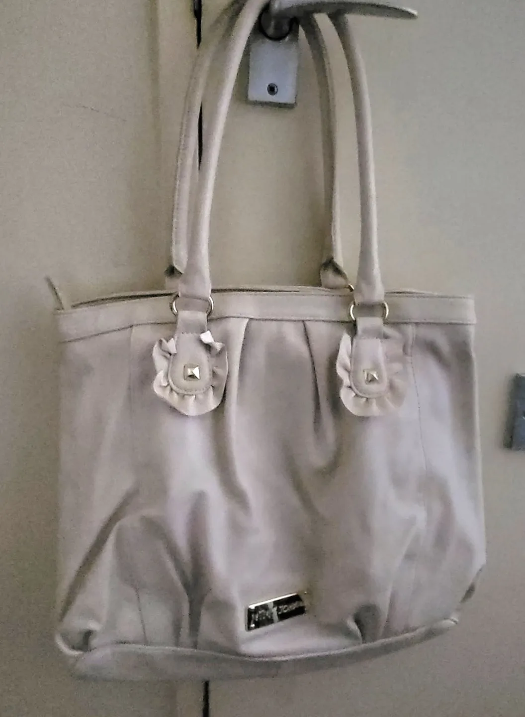 Betsey Johnson Cream-Coloured Tote Bag image indicator(3)