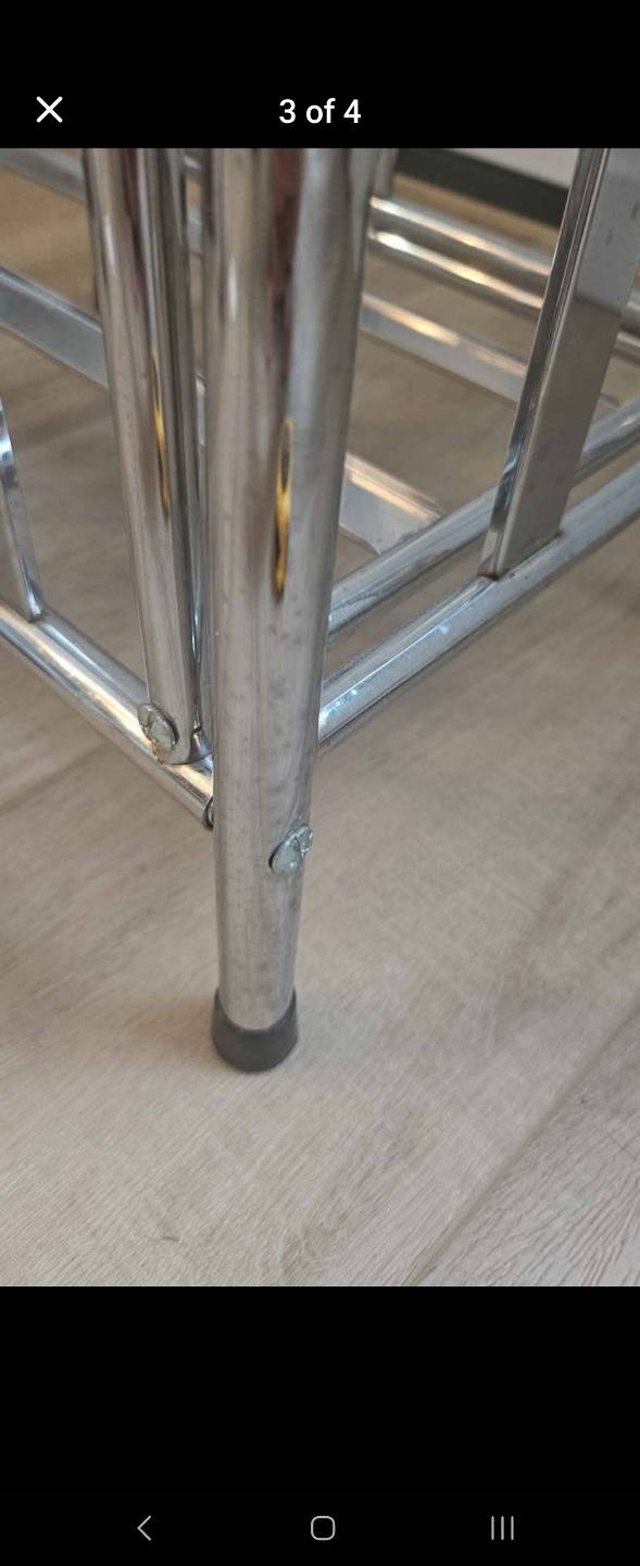 chrome laundry bin - photo 3