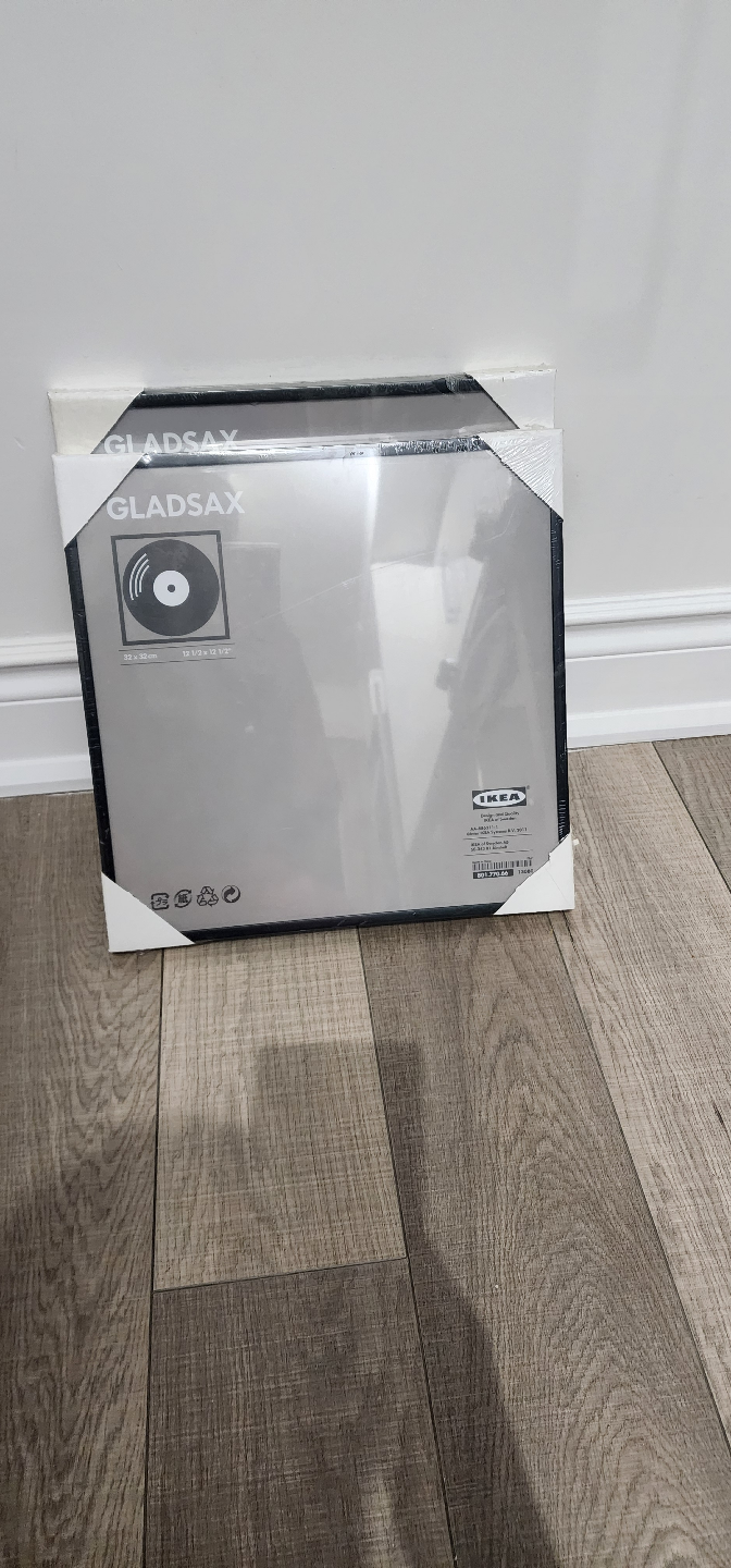 Two IKEA GLADSAX Black Picture Frames - photo 2