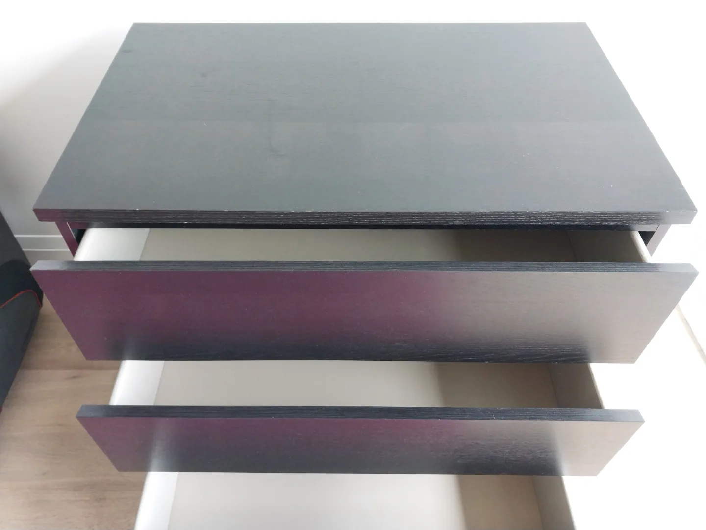 Black 3-Drawer Dresser image indicator(4)