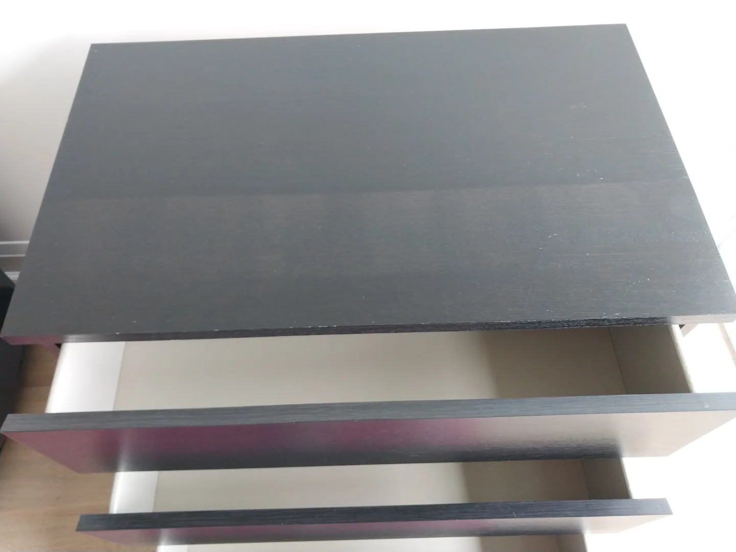 Black 3-Drawer Dresser image indicator(7)