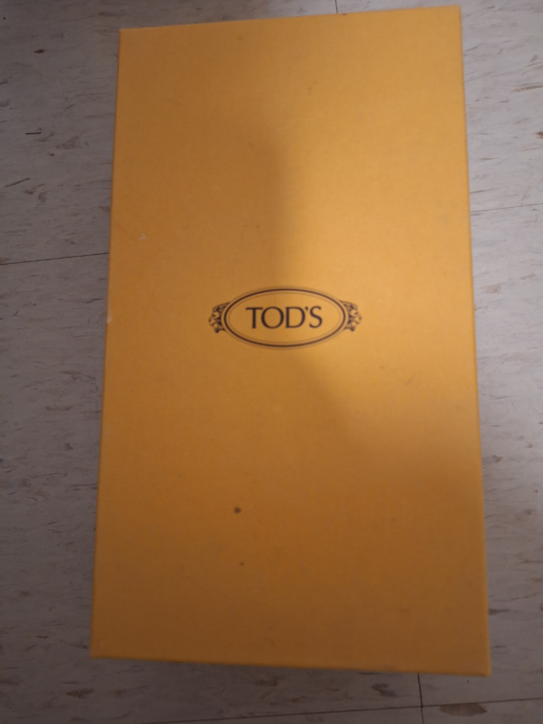 Tod's Orange Leather Loafers