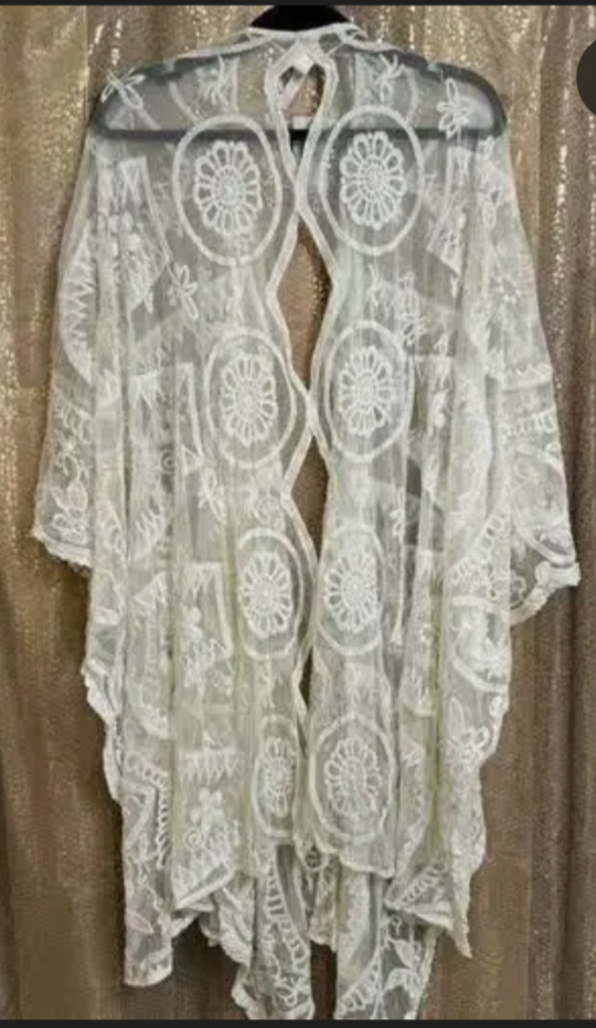 White Lace Duster