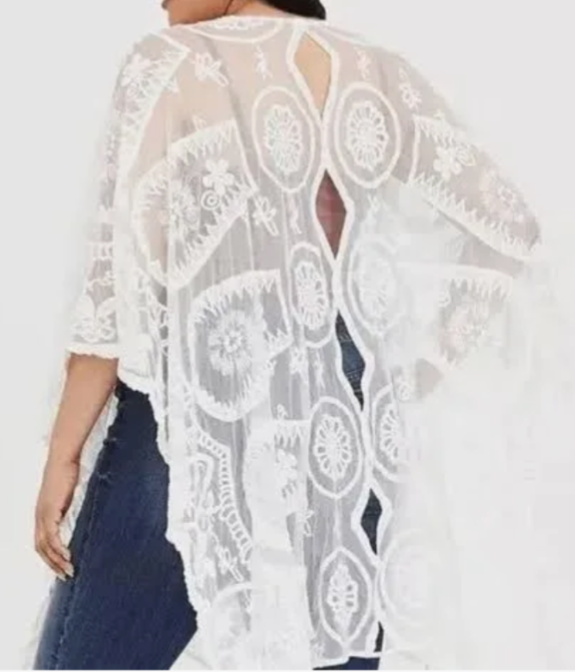 White Lace Duster - photo 4