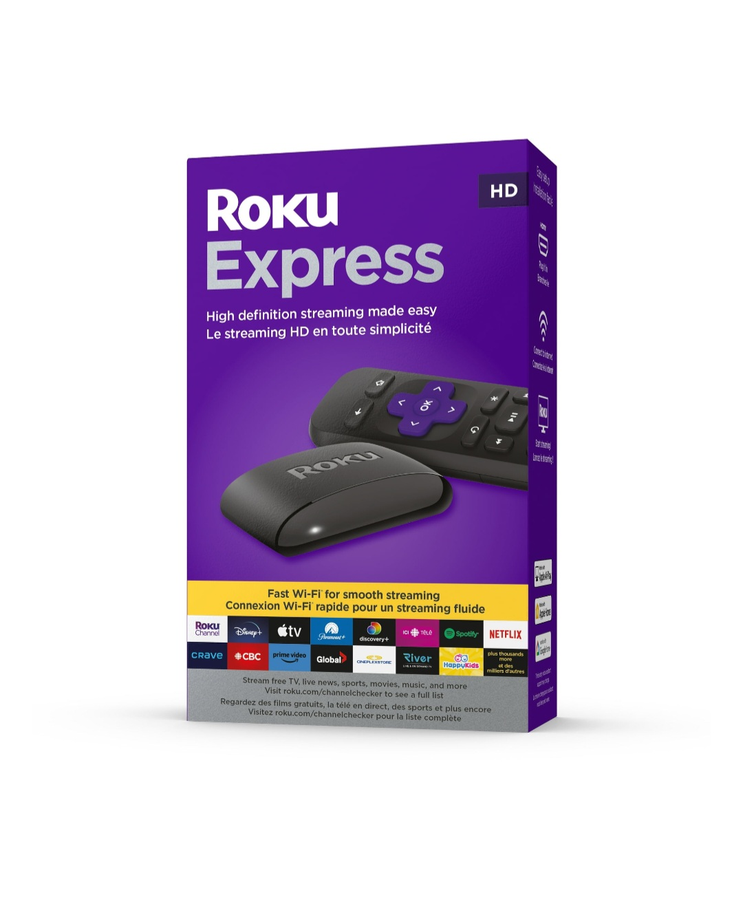 Roku Express Streaming Device with Remote