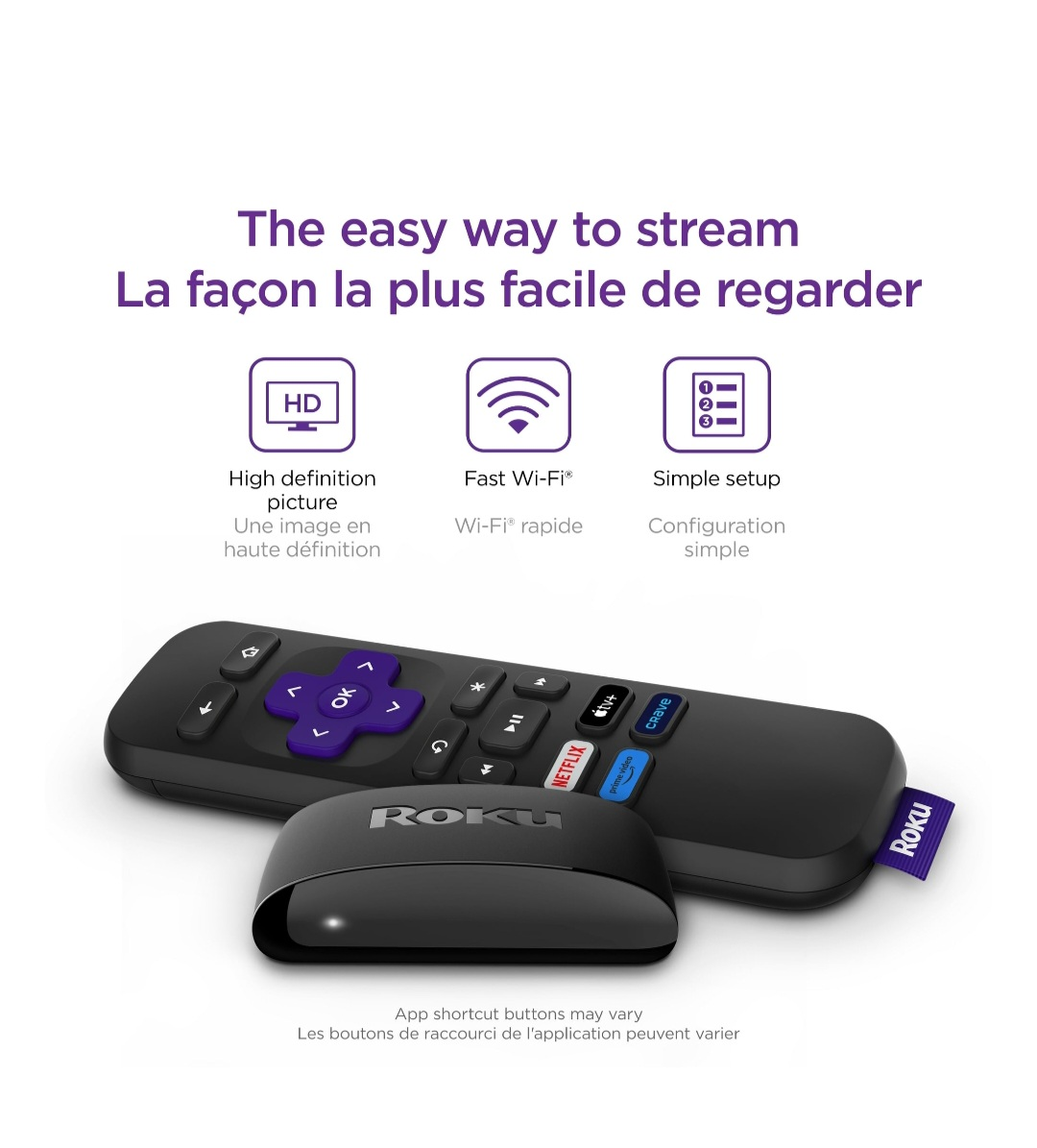 Roku Express Streaming Device with Remote - photo 2