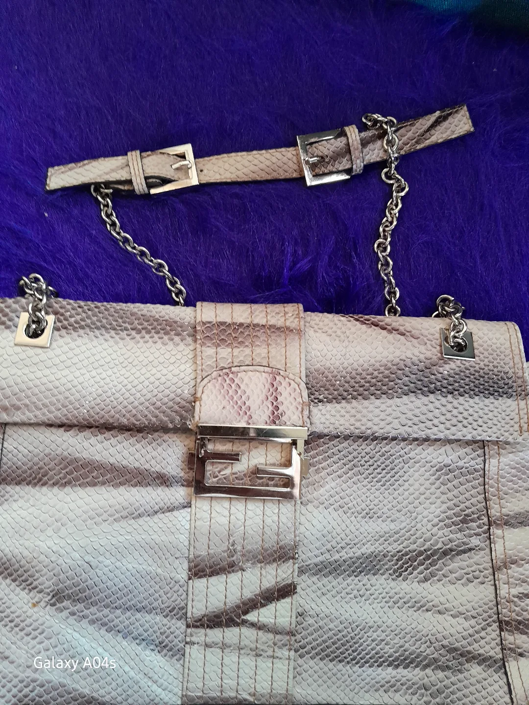 Fendi Snakeskin Shoulder Bag image indicator(5)
