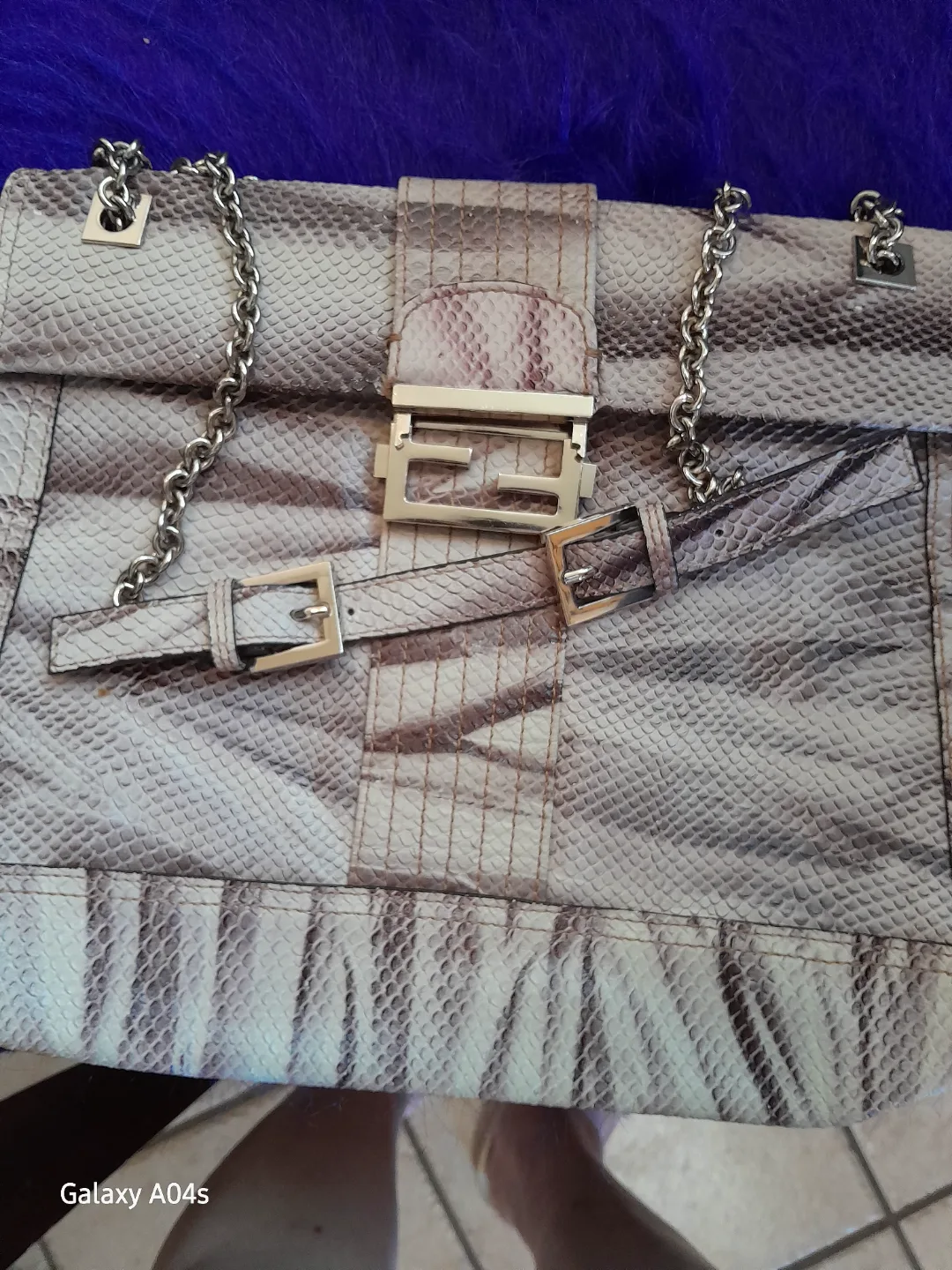 Fendi Snakeskin Shoulder Bag image indicator(6)
