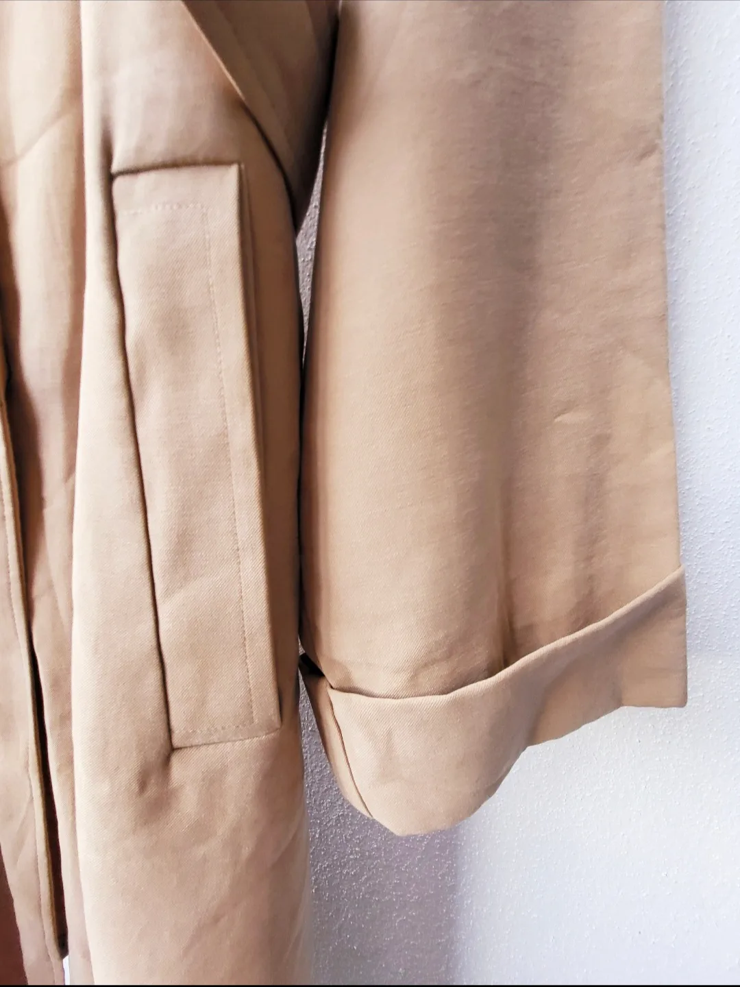 ❣️ Classic Trench Coat Oversized Minimalist Style - Small Medium image indicator(4)