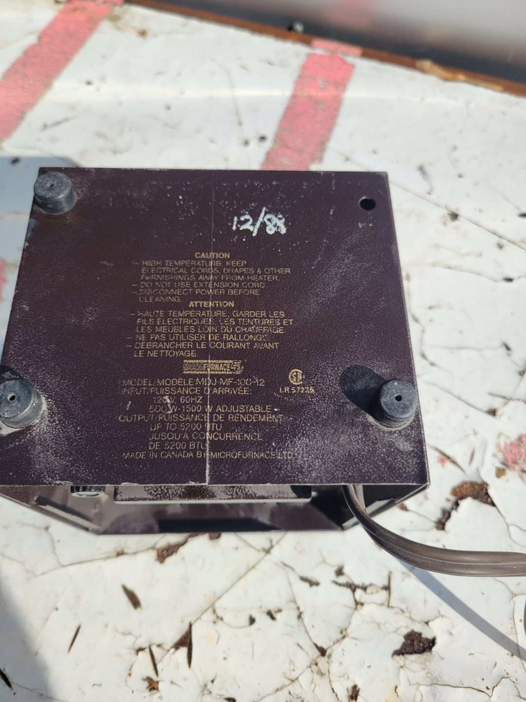 Small micro furnace space heater - photo 5