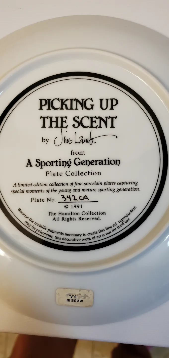 Jim Lamb's A Sporting Generation Collector Plates (Set of 5) image indicator(5)