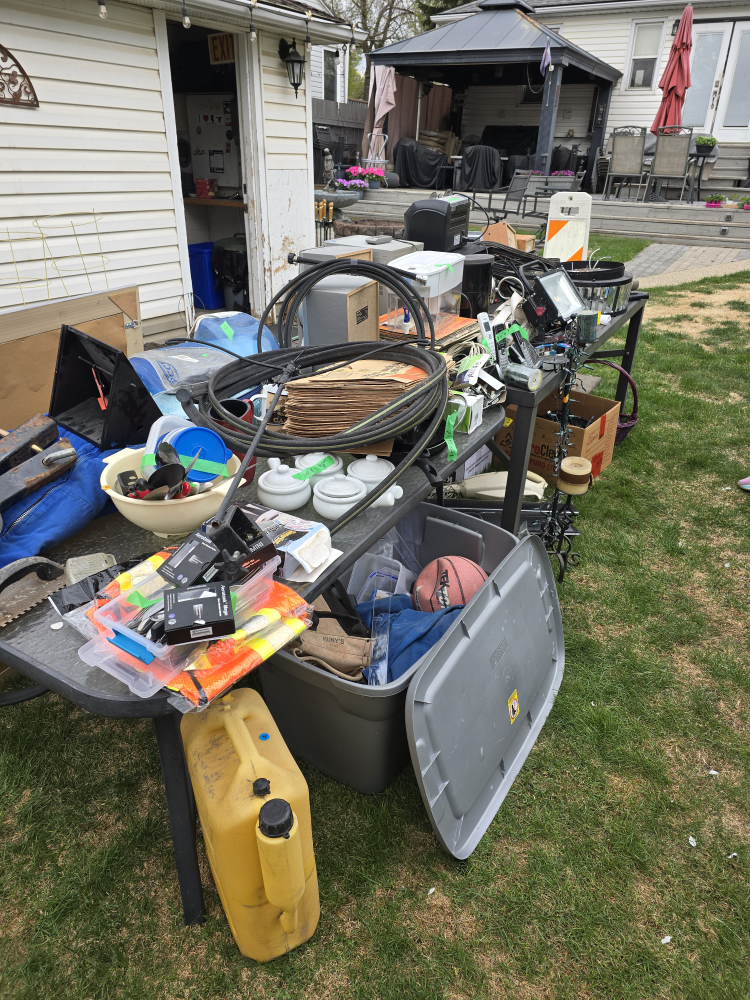 Yard Sale Electronics and Miscellaneous Items