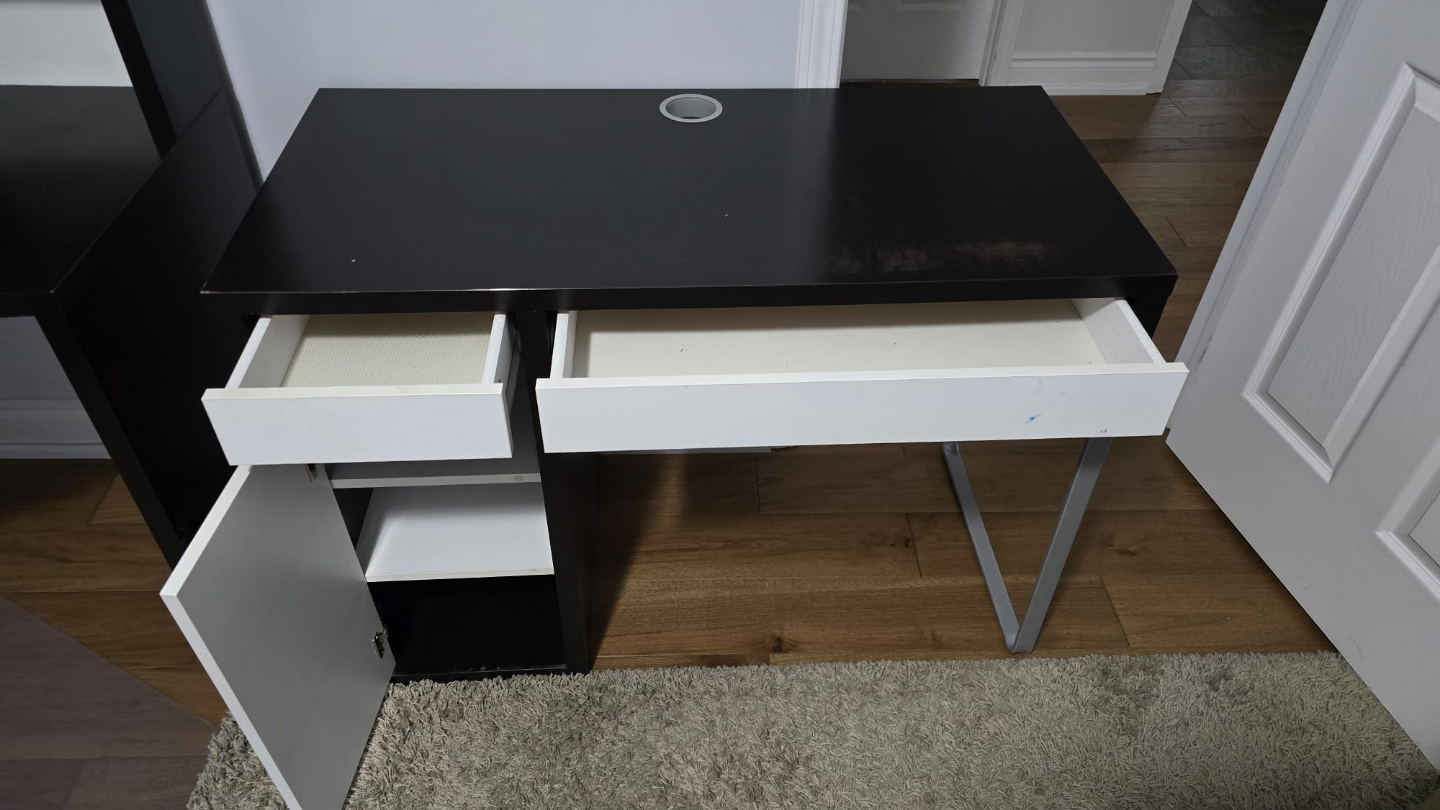 Corner desk , side study table, and side cabinet - photo 3