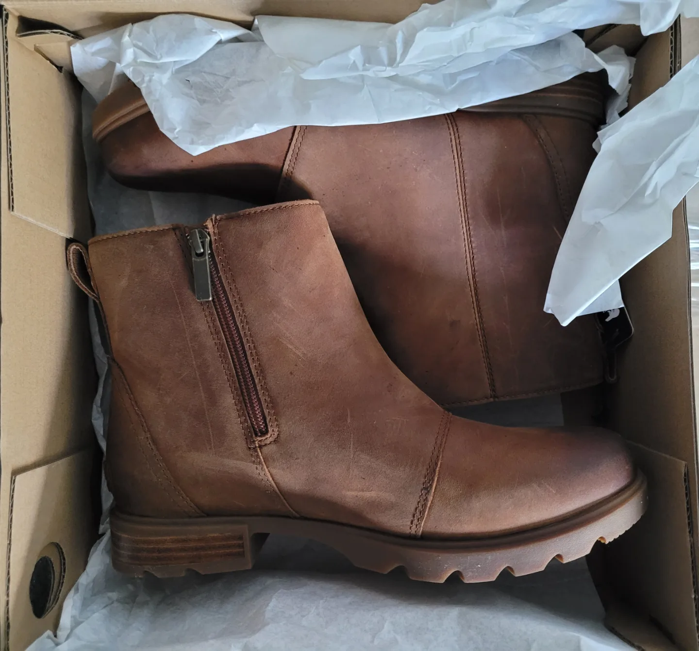 Sorel Women's Emelie III ZIP WP Boots, Size 9.5 image indicator(6)