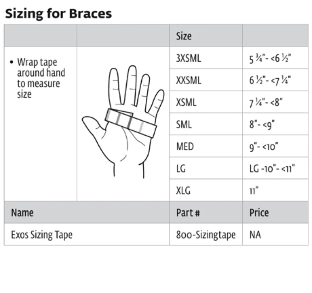🏒Exos Short Arm Fracture Brace — RIGHT Open Thumb - S image indicator(3)