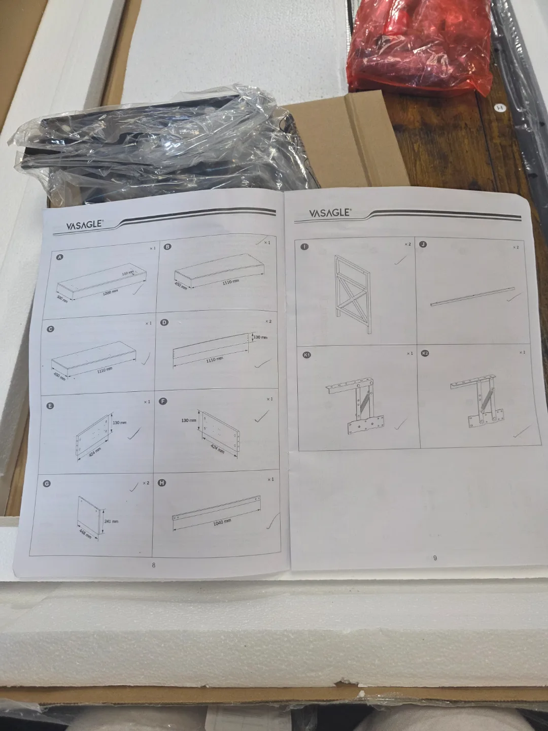 VASAGLE Lift-Top Coffee Table with Storage image indicator(6)