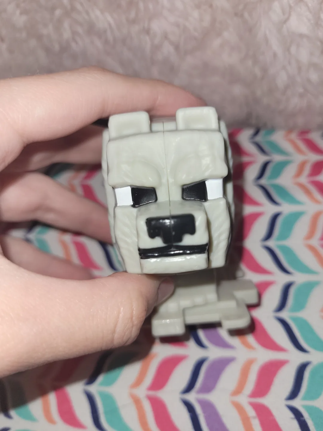 Minecraft McDonald's Toy - Dennis the Wolf thumbnail