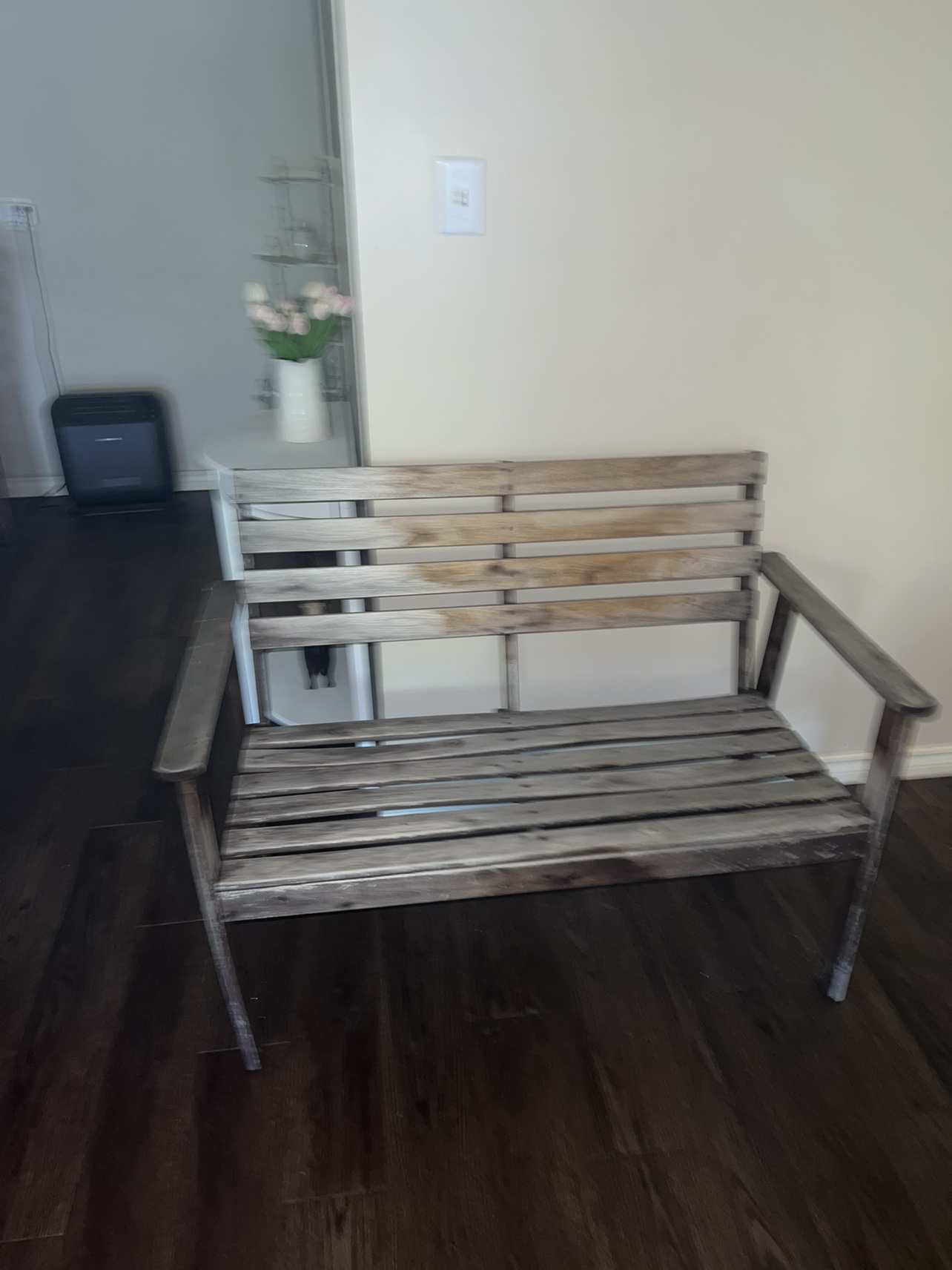 Rustic Wooden Bench