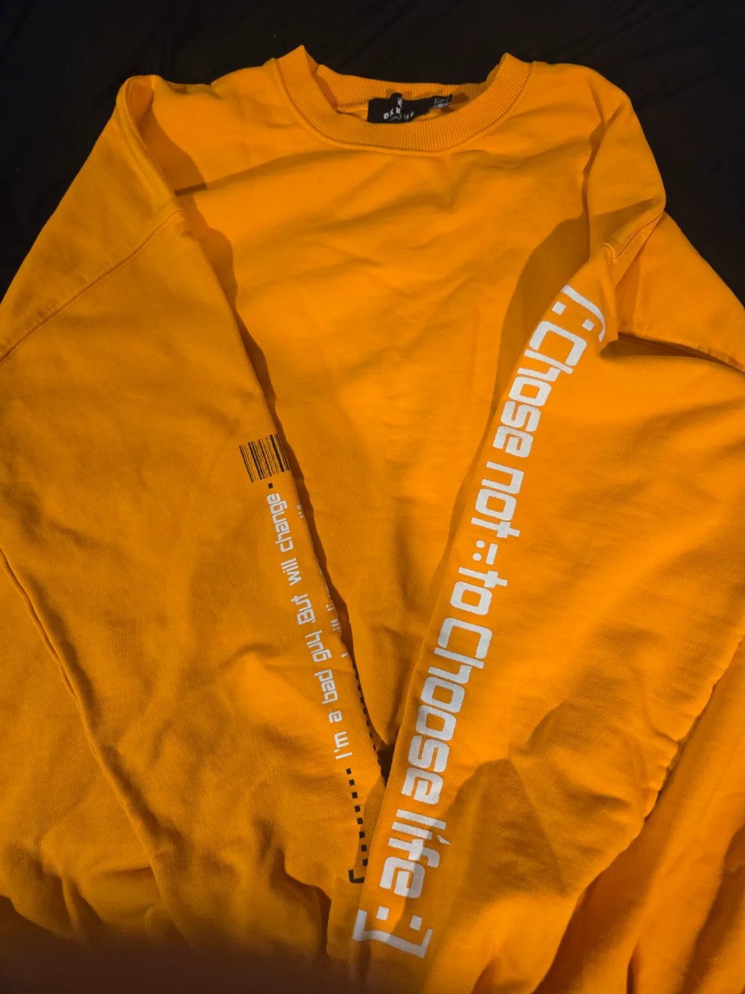 OKKANE Yellow Crewneck Sweatshirt - Size XL thumbnail