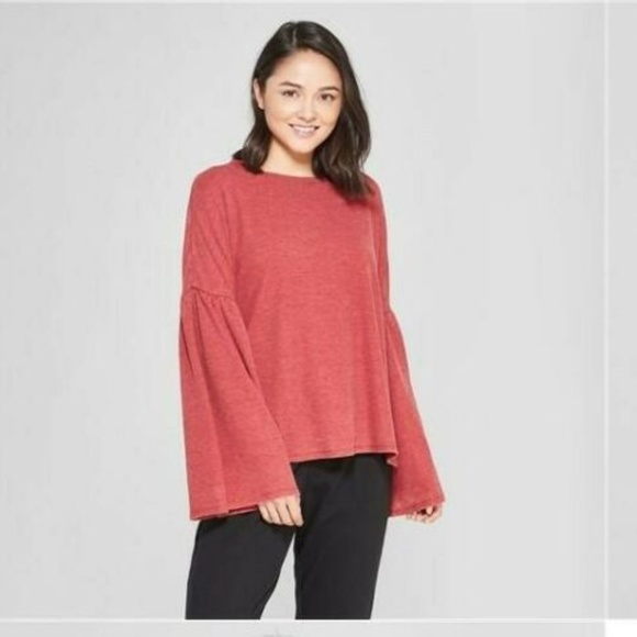A New Day Women's Bell Sleeve Tunic Top