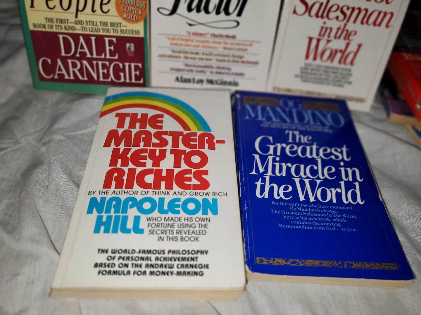 Self-Help Book Bundle: Carnegie, Hill, Mandino & More!