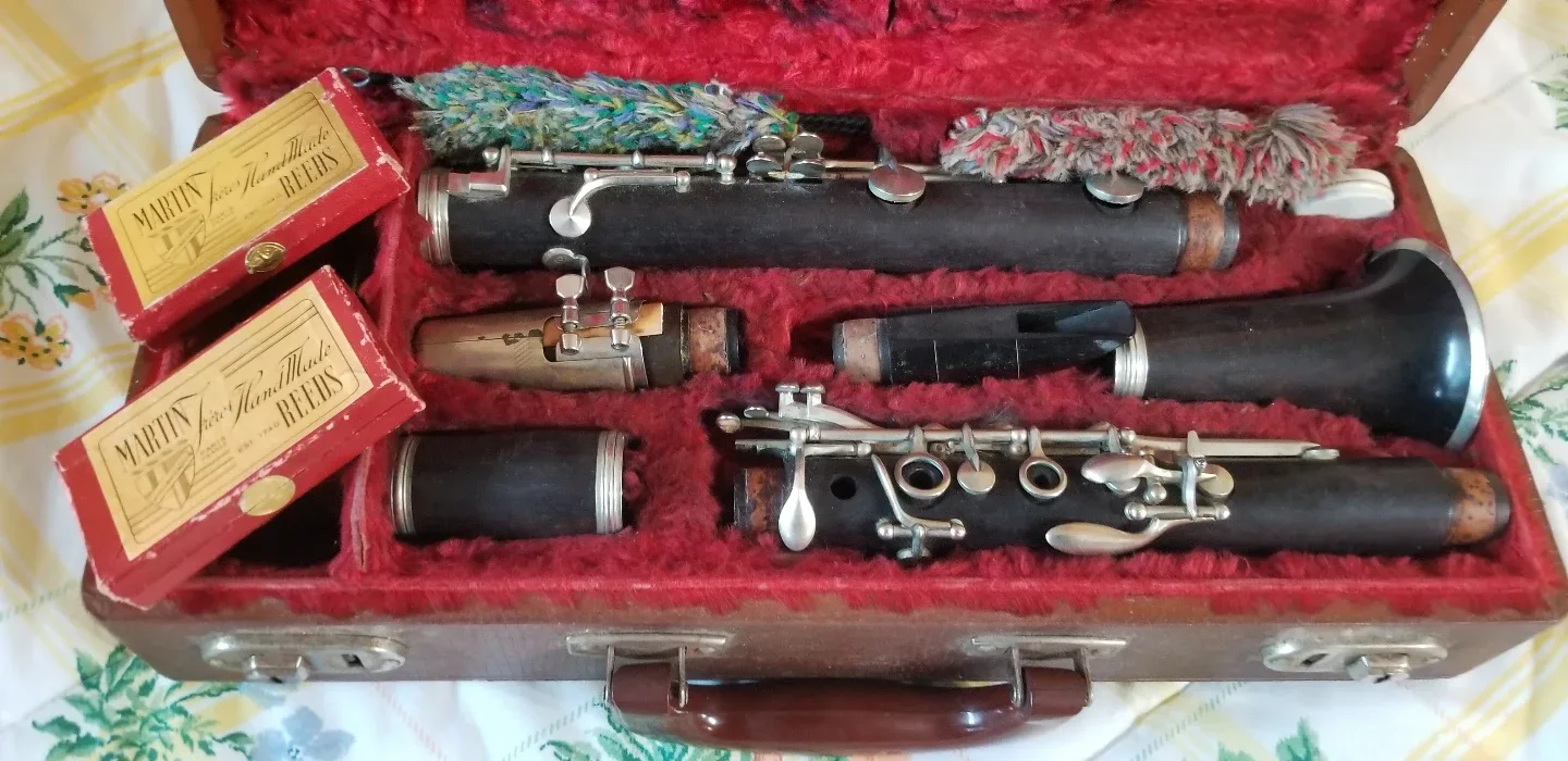 Vintage Martin Freres Handmade Clarinet with Case image indicator(6)