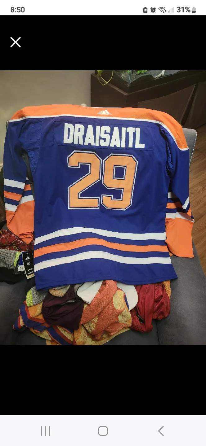 Adidas Oilers Draisaitl #29 Authentic NHL Jersey