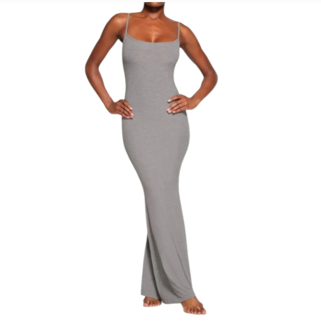 SKIMS Soft Lounge Long Slip Dress thumbnail