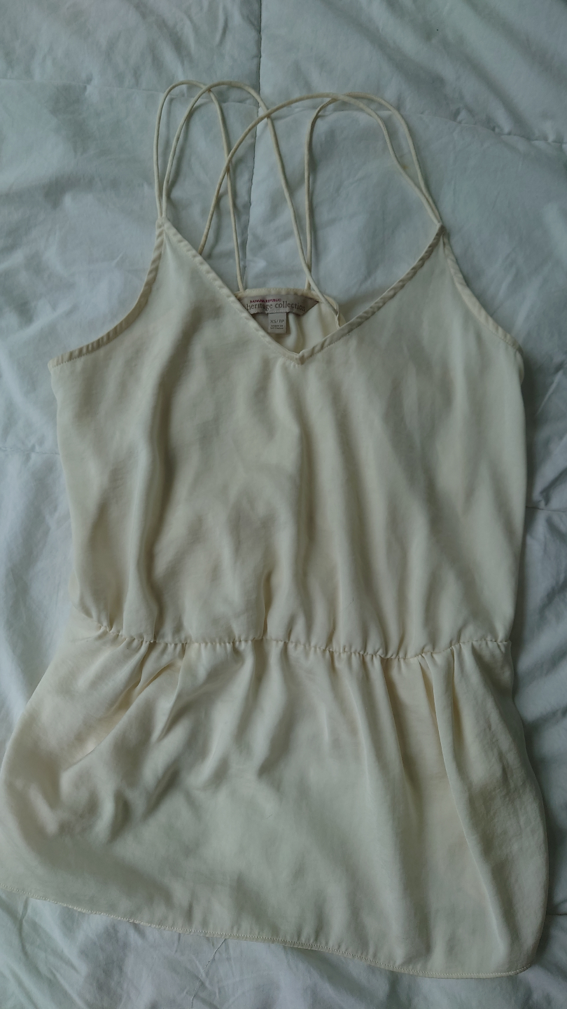 Banana Republic Heritage Collection Cream-Colored Cami Top
