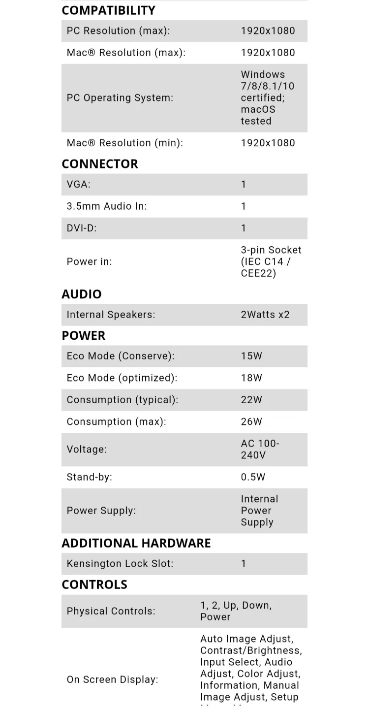 ViewSonic VA2446M-LED 24-inch Monitor 🧡 image indicator(5)