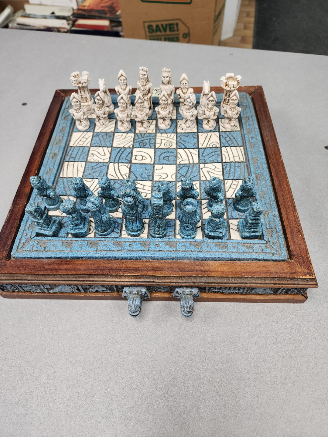 Antique Mayan Chess Set - photo 2