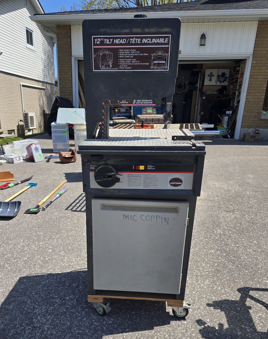 Craftsman 12" Tilt Head Band Saw - photo 2
