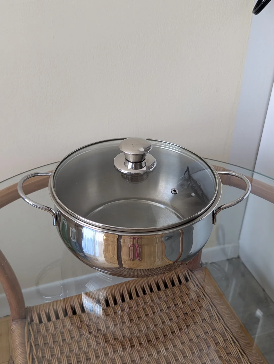 INOXRIV Stainless Steel Pot with Glass Lid thumbnail