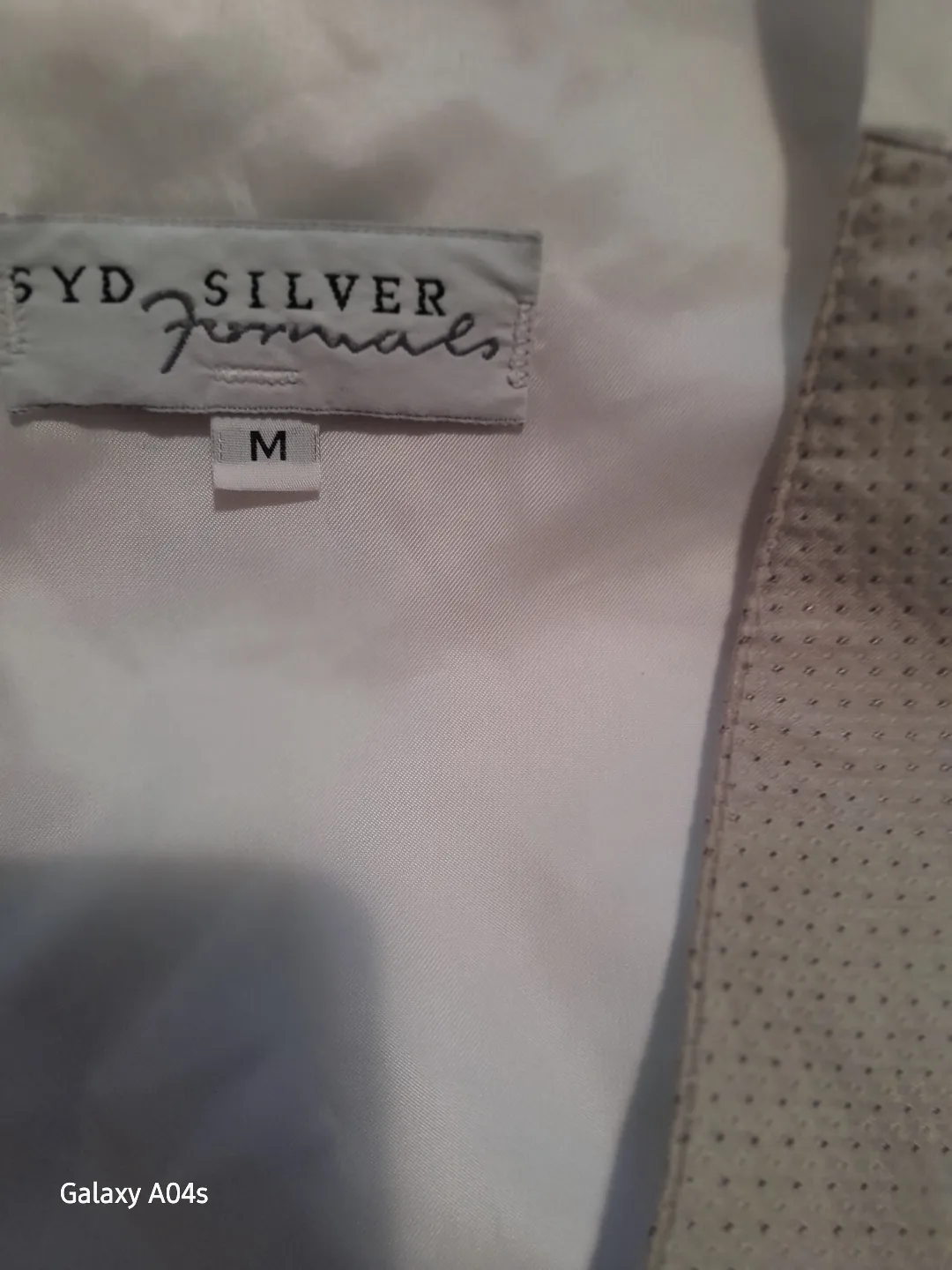 Men's Size Medium 5 YD Silver Formals Vest image indicator(3)