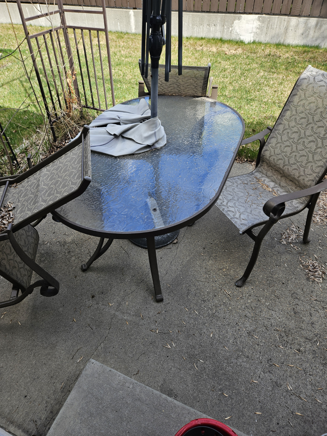 Patio Table and Chairs Set