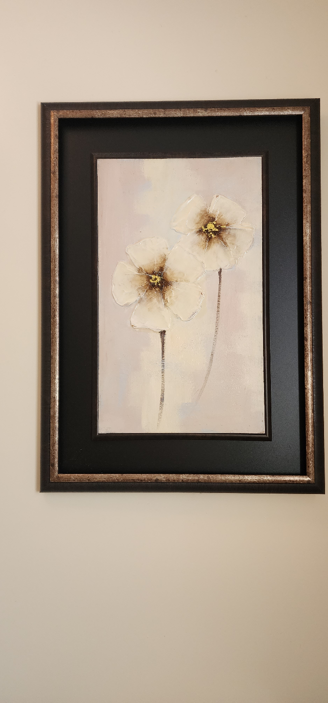Good Quality!!! Beautiful Framed Floral Painting